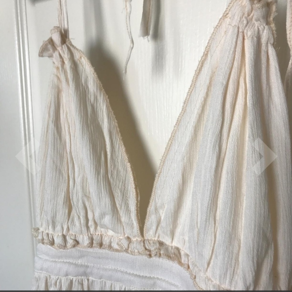 Romantic Bohemian Mini Halter Dress - Picture 4 of 8